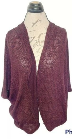 Painted Threads Open Front Knit Cardigan Sweater - Picture 4 of 12